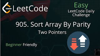 905 Sort Array By Parity  Two Pointer  JavaScript [upl. by Llyrehc32]