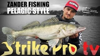 Strike Pro TV  Zander Fishing Pelagic Style [upl. by Oneida]