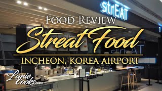 Lanie Cooks  Incheon Airport Korea StrEAT Ramen Food Review [upl. by Revkah]