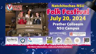 Natchitoches NSU Folk Festival 2024 [upl. by Ettenav790]