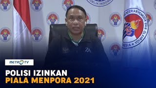 Polisi Izinkan Piala Menpora 2021 [upl. by Aitsirhc]