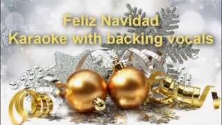 Feliz Navidad  KARAOKE with backing vocals  Arrangement by JayLin [upl. by Adnuahsal]