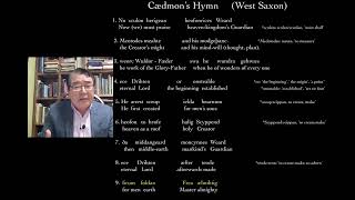 80 Understanding Old English Poetry Caedmons Hymn  PART 1 [upl. by Lluj822]