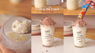 Cách Làm Ovaltine Sữa Đá Xay Thái Lan l Thailand Ovaltine Milk Frappe Recipe l thegreenagateshorts [upl. by Bissell]