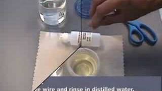 How to Make an AgAgCl Reference Electrode [upl. by Ziguard]