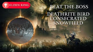 Elden Ring Beat the Boss Deathrite Bird Consecrated Snowfield [upl. by Arrak]