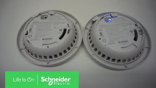 How to Interconnect a Smoke Alarm 755LPSMA4  Schneider Electric Support [upl. by Lubet]