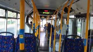 Man NG363F  BRT  621 9190801 bus ride from Israel HD [upl. by Mulloy]