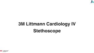 3M Littmann 6241 Cardiology IV Stethoscope  Advanced Healthcare [upl. by Ellehcsar]