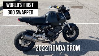 Worlds First 2022 Honda Grom with a 300cc engine [upl. by Ibrik]