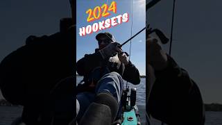 2024 has been full of hooksets hookset shorts bassfishing kayak kayakfishing fishing 2024 [upl. by Atilrac]