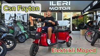 CSN fayton elektrikli moped incelemesi [upl. by Aenad234]