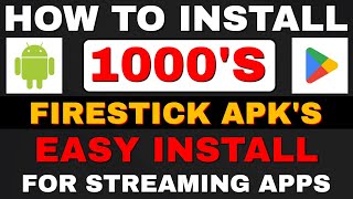 BRAND NEW way to INSTALL 1000S of FIRESTICK amp FIRE TV APPS 2023 UPDATE [upl. by Marala]