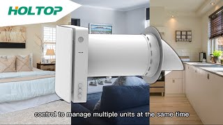 The Ultimate Decentralized Ventilation with Heat Recovery  Single Room ERV 20 [upl. by Zippora]