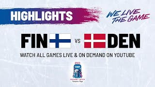 Highlights  Finland vs Denmark  2023 IIHFWorlds [upl. by Rome]