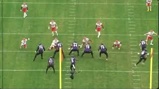 Why Lamar dropped weight Ravens Offense v Chiefs Drive 12 film study [upl. by Matias407]