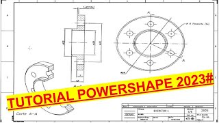 Tutorial PowerShape 2023  Modelamento em Sólido [upl. by Noiwtna497]