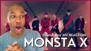 MONSTA X Dramarama MV  Dance Practice REACTION  Time travelers [upl. by Ydnahs434]