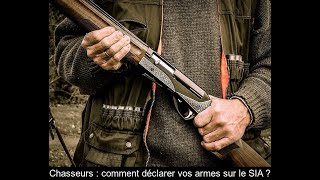 Comment déclarer vos armes sur le Système dInformation des Armes des Chasseurs [upl. by Orozco]