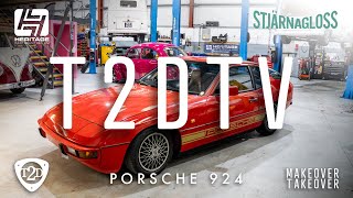 Porsche 924  Makeover Takeover [upl. by Anaihk498]