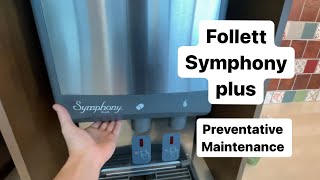 Follett symphony plus ice machine cleaning [upl. by Clere]