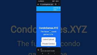 Condo games Roblox I cant play upload [upl. by Ophelie]