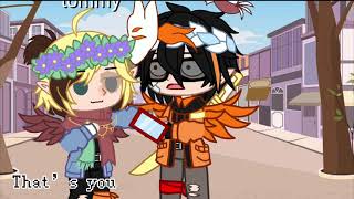 ‘My ex’s is hot meme’ tommyinnit and timedeo mcyt gacha club [upl. by Airamana]