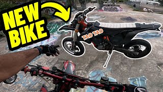 Trading a 7000 Motorcycle for a 1000 Chinese Dirtbike [upl. by Sucirdor997]