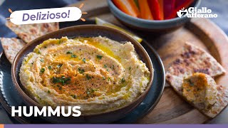 HUMMUS – La ricetta originale Perfetto per laperitivo 😋🌿😍 [upl. by Clayborn]