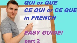 qui or que ce qui or ce que in French part 2 [upl. by Ahsirek]