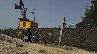 Costa Teguise Lanzarote Playa de las Cucharas beach ⛱️ [upl. by Brout]