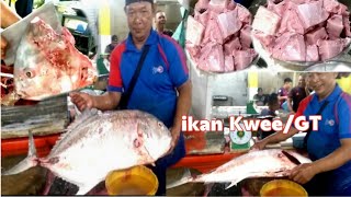 MantapSkills Potong Ikan 25kg Giant Trevally sinetron tv [upl. by Waldack]