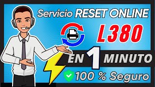 EPSON L380 ✅ Servicio ONLINE Reset Almohadillas 🔒 Seguro ⚡ Rápido y 🔄 Reutilizable [upl. by Nowaj]