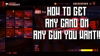 PATCHED HOW TO GET ANY CAMO ON ANY GUN YOU WANT  COD BO3 CAMO COPY GLITCH [upl. by Aliel647]