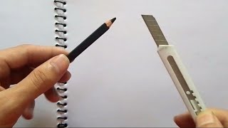 How to sharp Charcoal pencil [upl. by Alliehs69]