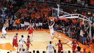 Illinois Basketball Shocks 1 Indiana 2713 [upl. by Oinotnaesoj]