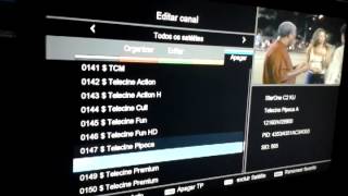 Duosat Trend HD Maxx  excluir canais [upl. by Suiravat802]