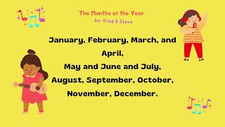 The Months of the Year  Children Songs [upl. by Templia]