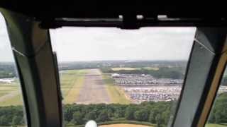 RAF VC10 XR808 last landing at Bruntingthorpe [upl. by Lenra]