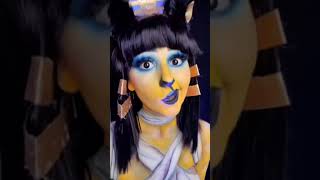 Who remembers this trend ankha animalcrossing bodyart bodypaint cosplay shorts [upl. by Asirb779]