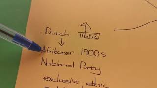 Gr 11 History Afrikaner Nationalism [upl. by Aimil]