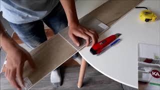 How to Cut and Install SPC Flooring [upl. by Enela]