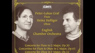 PeterLukas Graf amp Heinz Holliger  Franz Krommer Concertino for Flute amp Oboe in C Major Op 65 [upl. by Adnahcal]