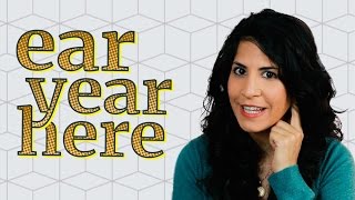 How to say EAR YEAR and HERE  American English Pronunciation [upl. by Aninat]