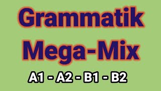 Deutsch lernen  B1 B2 Bausteine Wiederholung der Grammatik Mix [upl. by Inoliel]