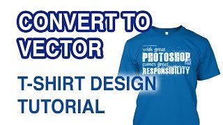 How to convert a TShirt design to Vector in Illustrator [upl. by Vladimar]