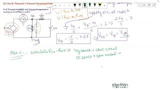 PEO solved examples ELEC A1 DC Analysis Question no 6 [upl. by Sivahc361]