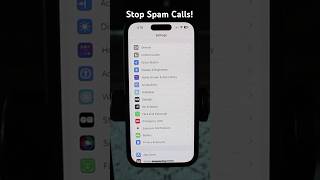 How To Stop All Spam Calls on iPhone [upl. by Pasol]