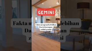 Kelebihan dan Kekurangan Zodiak Gemini yang Jarang Diketahui Orang Banyak  gemini [upl. by Assilanna]