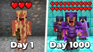 I Survived 1000 Days on Lifesteal SMP [upl. by Alyal]